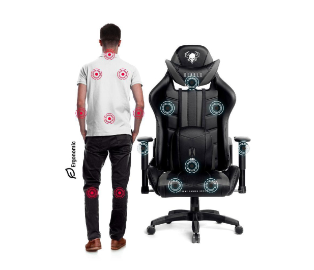 Diablo Chairs X-Ray 2.0 King Size Czarno-szary - 1208642 - zdjęcie 5